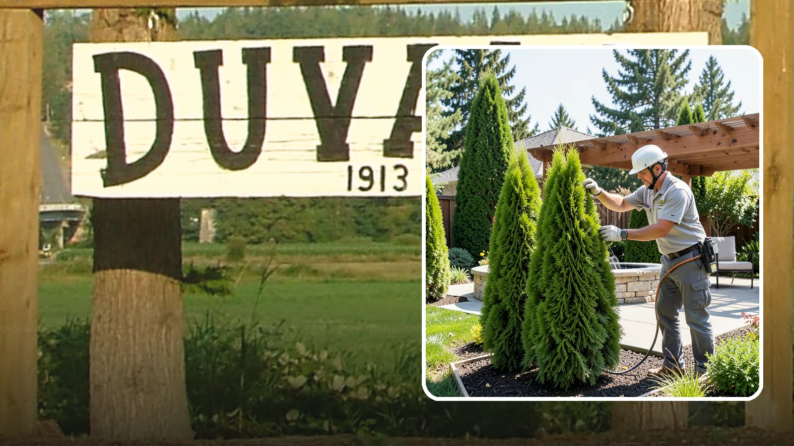 Emerald Green Arborvitae Trimming in Duvall, King County, WA - Precision trimming for Emerald Green arborvitae that preserves its naturally narrow, columnar shape and rich year-round color.