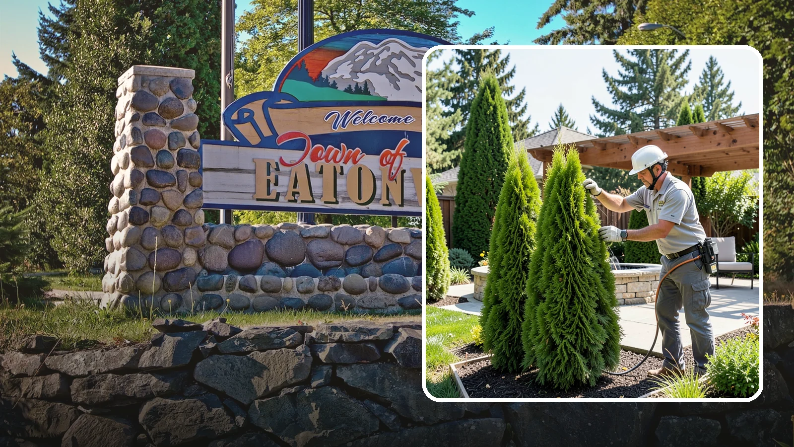 Emerald Green Arborvitae Trimming in Eatonville, Pierce County, WA - Precision trimming for Emerald Green arborvitae that preserves its naturally narrow, columnar shape and rich year-round color.