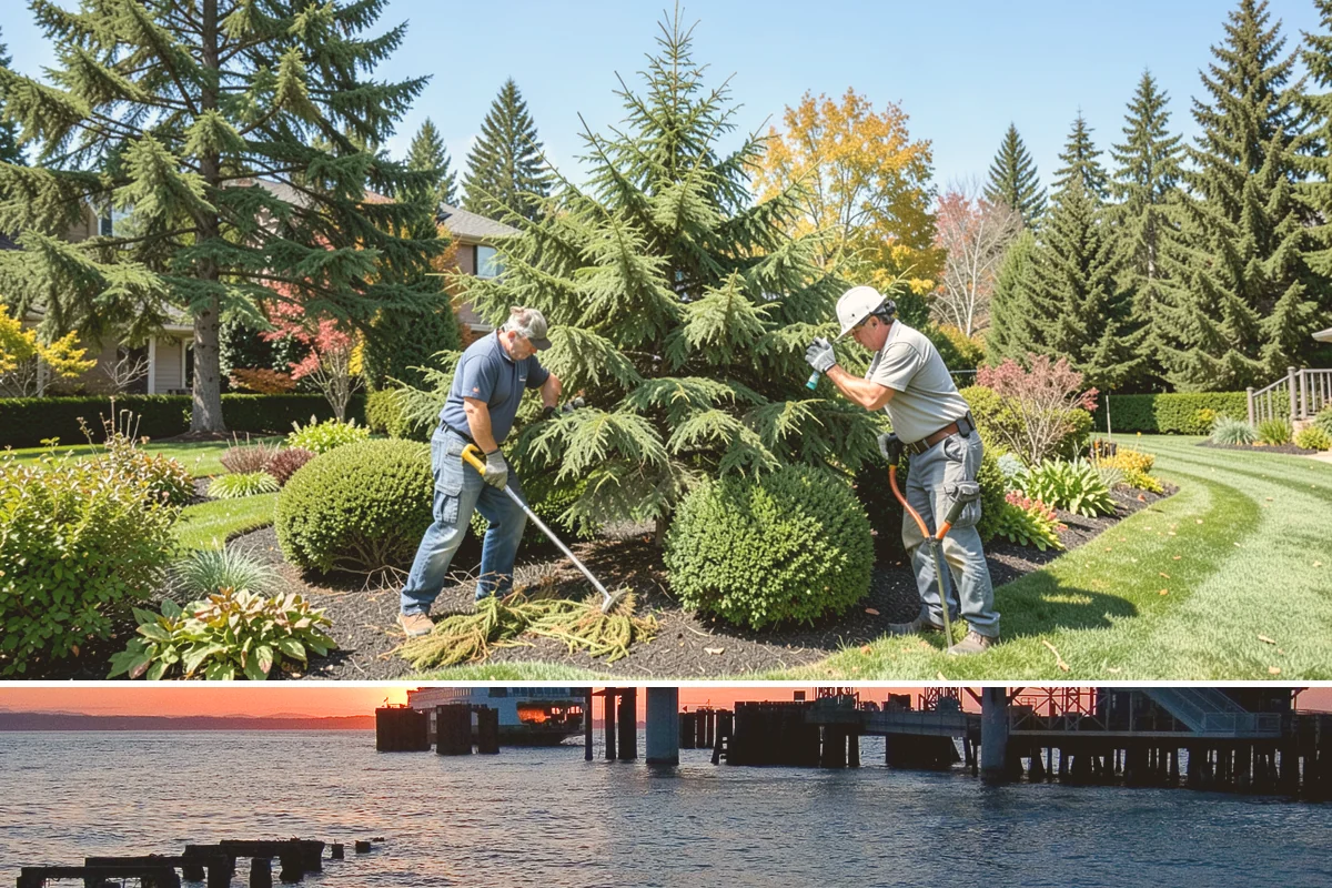 Emerald Green Arborvitae Trimming in Edmonds, Snohomish County, WA - Trim lightly in early summer once new growth firms up