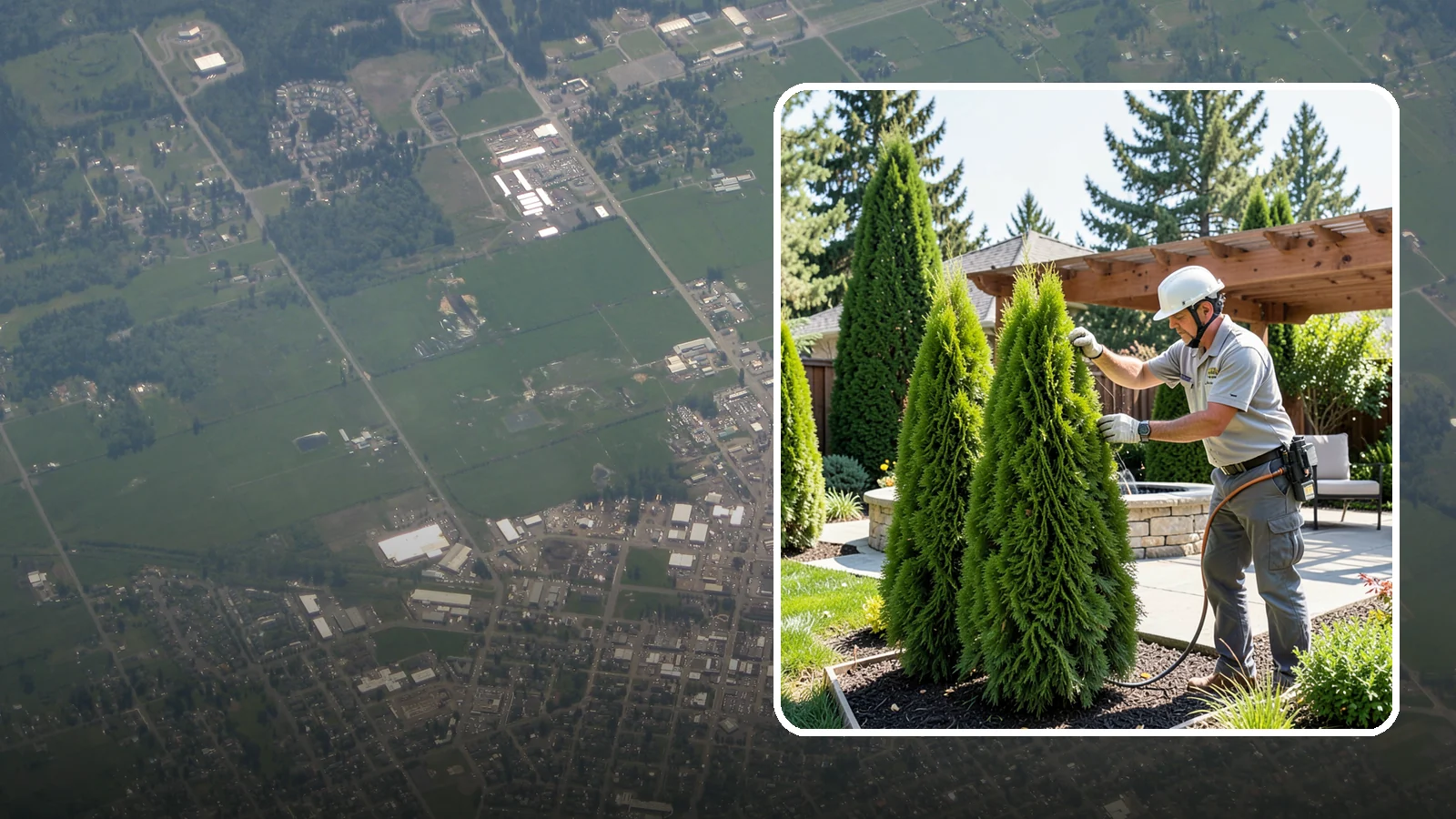 Emerald Green Arborvitae Trimming in Enumclaw, King County, WA - Precision trimming for Emerald Green arborvitae that preserves its naturally narrow, columnar shape and rich year-round color.