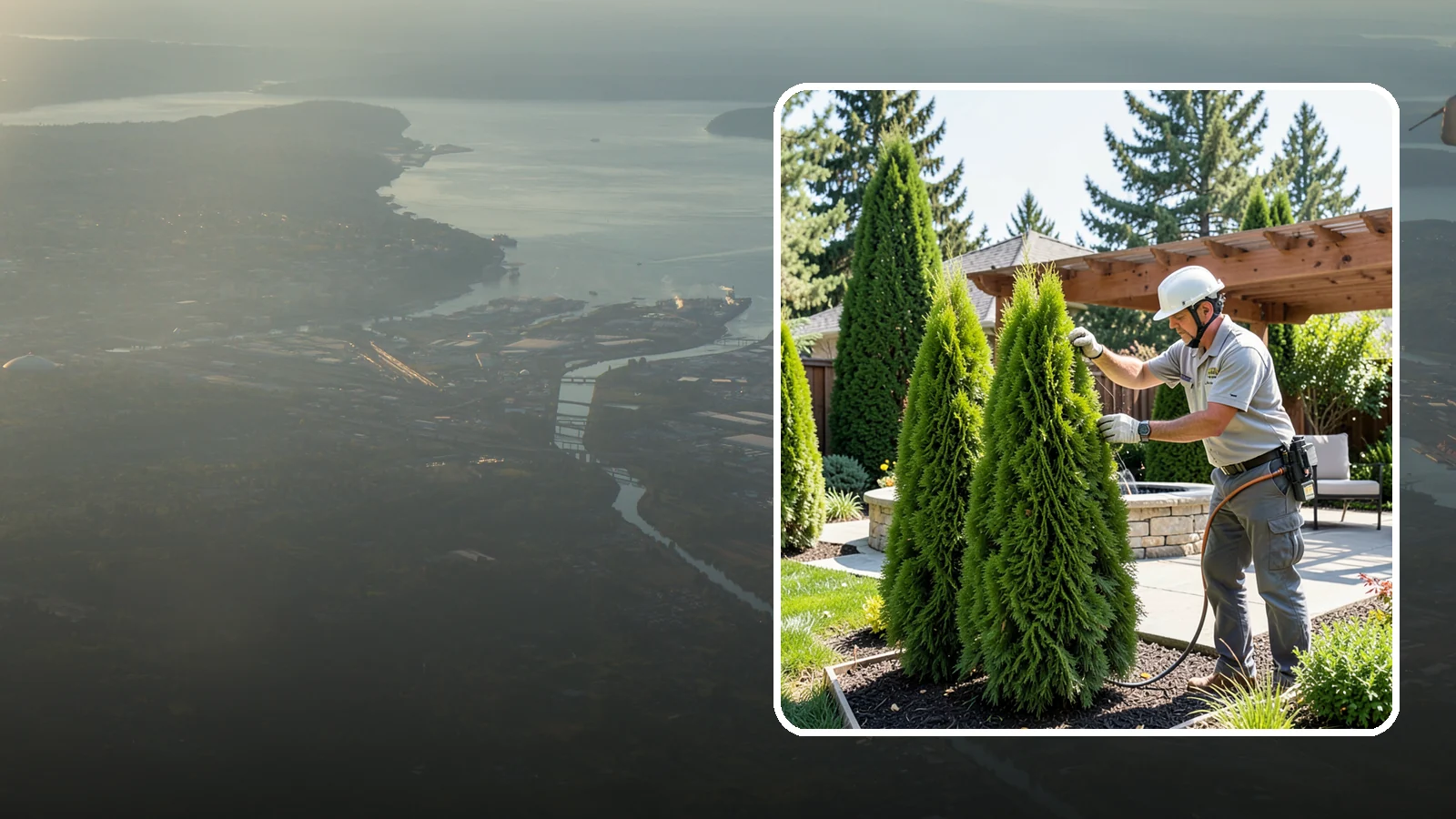 Emerald Green Arborvitae Trimming in Fife, Pierce County, WA - Precision trimming for Emerald Green arborvitae that preserves its naturally narrow, columnar shape and rich year-round color.