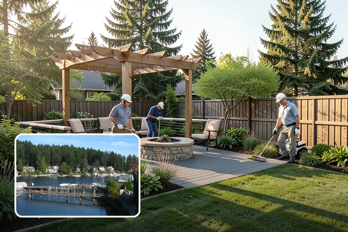 Emerald Green Arborvitae Trimming in Gig Harbor, Pierce County, WA - Preserves the naturally slim, columnar habit