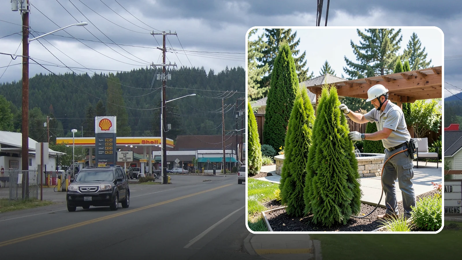 Emerald Green Arborvitae Trimming in Granite Falls, Snohomish County, WA - Precision trimming for Emerald Green arborvitae that preserves its naturally narrow, columnar shape and rich year-round color.