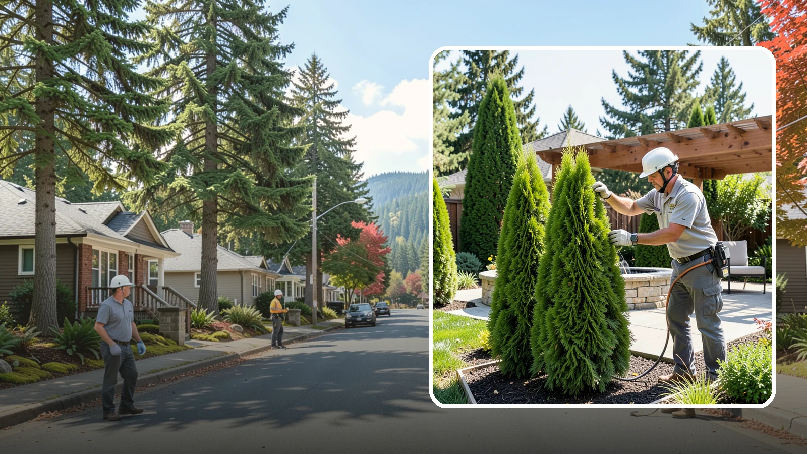 Emerald Green Arborvitae Trimming in Hunts Point, King County, WA - Precision trimming for Emerald Green arborvitae that preserves its naturally narrow, columnar shape and rich year-round color.