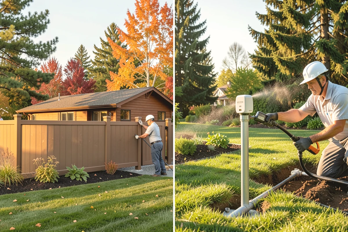 Emerald Green Arborvitae Trimming in Issaquah, King County, WA - Assess spacing, color, and any winter splay across the row