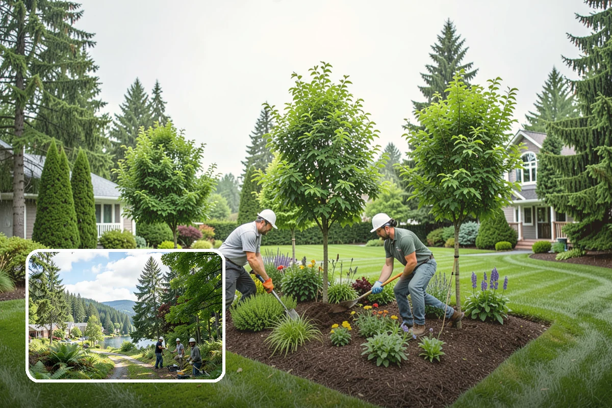Emerald Green Arborvitae Trimming in Lake Forest Park, King County, WA - Preserves the naturally slim, columnar habit