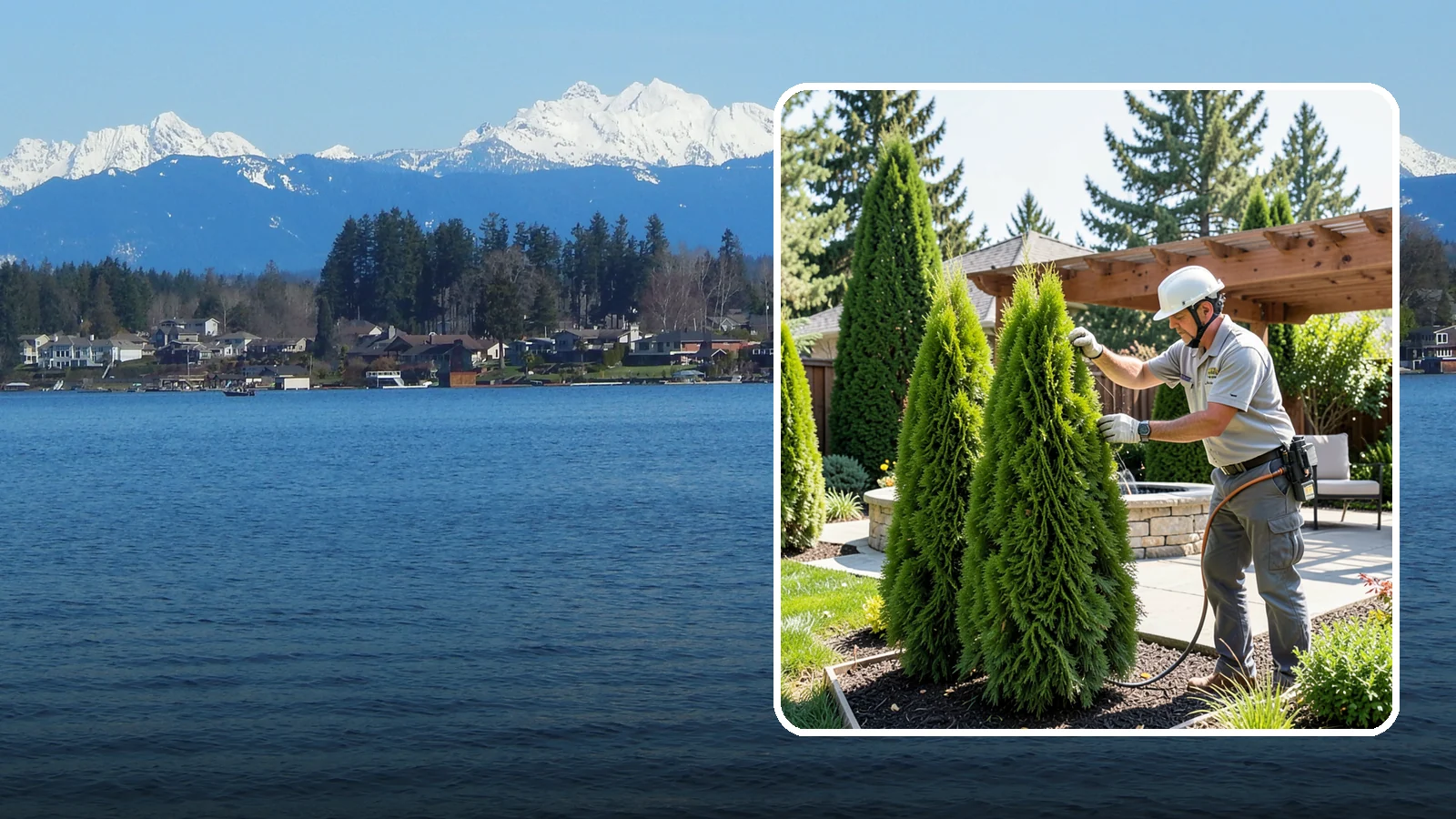 Emerald Green Arborvitae Trimming in Lake Stevens, Snohomish County, WA - Precision trimming for Emerald Green arborvitae that preserves its naturally narrow, columnar shape and rich year-round color.