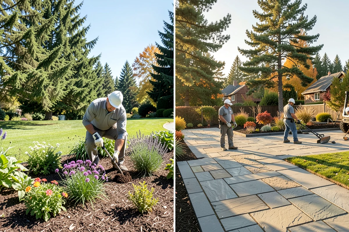 Emerald Green Arborvitae Trimming in Maple Valley, King County, WA - Assess spacing, color, and any winter splay across the row