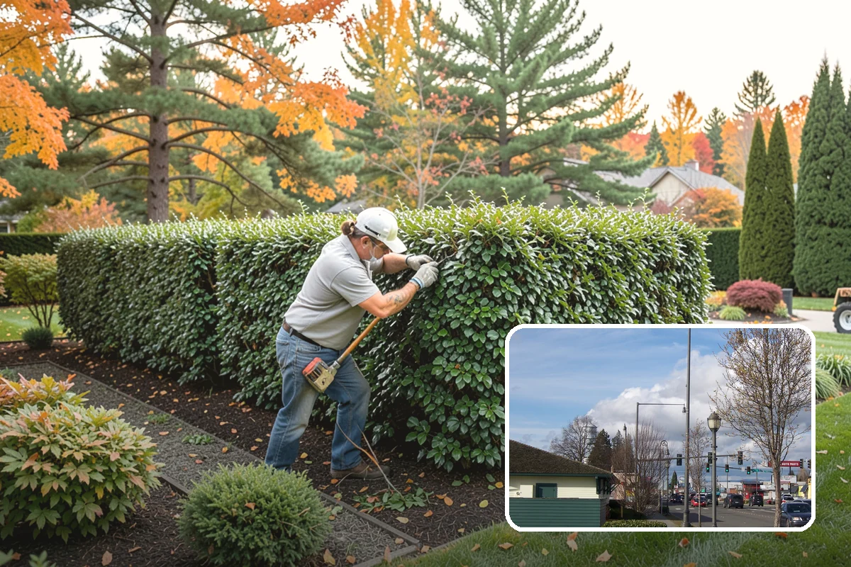 Emerald Green Arborvitae Trimming in Marysville, Snohomish County, WA - Preserves the naturally slim, columnar habit