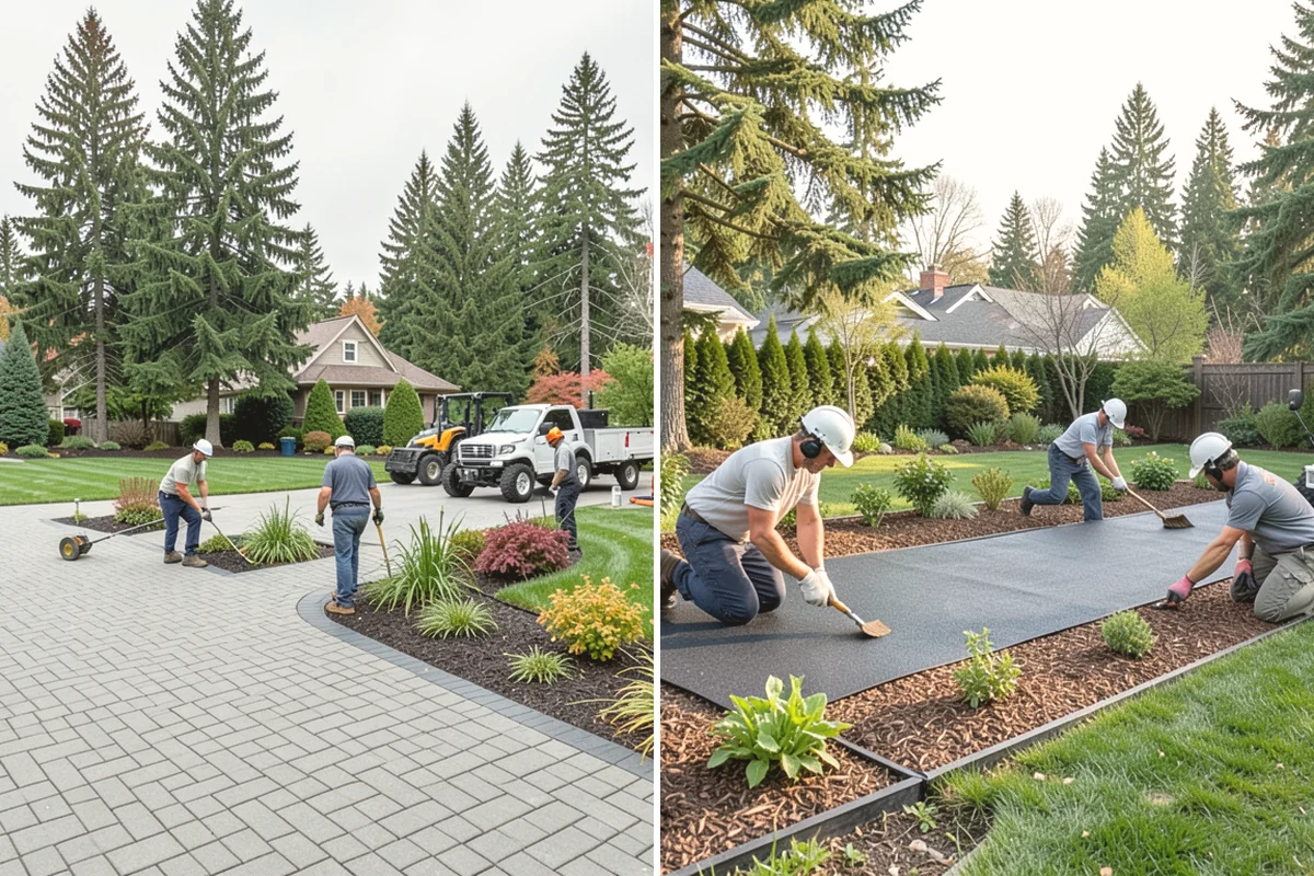 Emerald Green Arborvitae Trimming in Mercer Island, King County, WA - Assess spacing, color, and any winter splay across the row