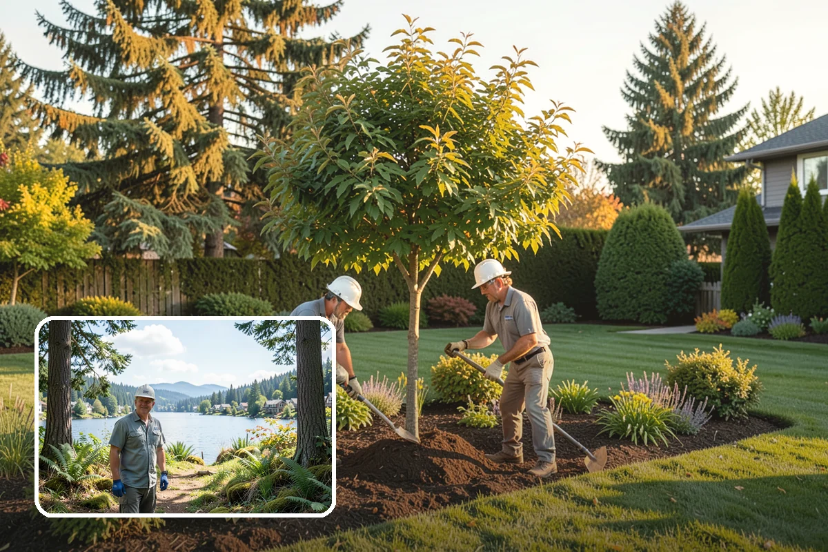 Emerald Green Arborvitae Trimming in Milton, King County, WA - Preserves the naturally slim, columnar habit