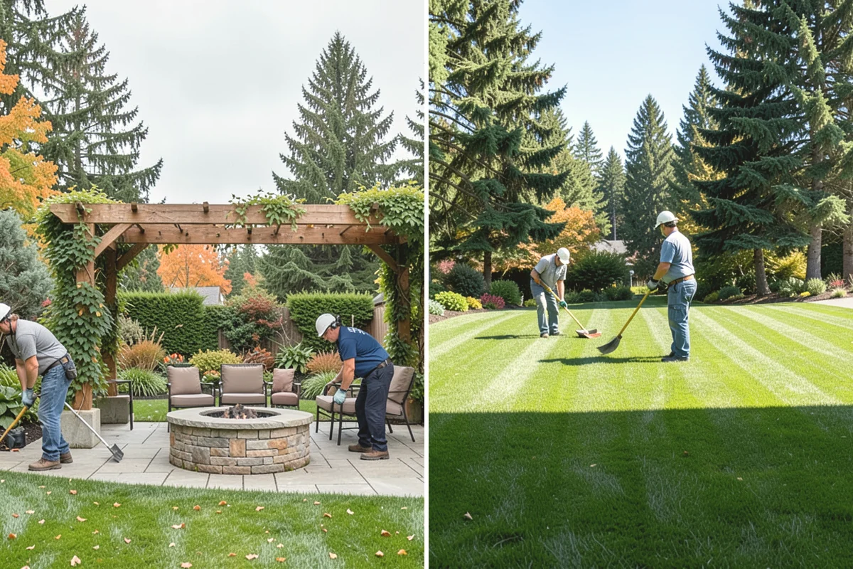 Emerald Green Arborvitae Trimming in Mountlake Terrace, Snohomish County, WA - Assess spacing, color, and any winter splay across the row