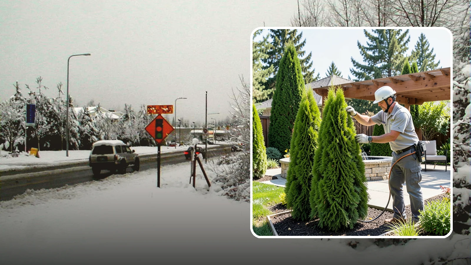 Emerald Green Arborvitae Trimming in Newcastle, King County, WA - Precision trimming for Emerald Green arborvitae that preserves its naturally narrow, columnar shape and rich year-round color.