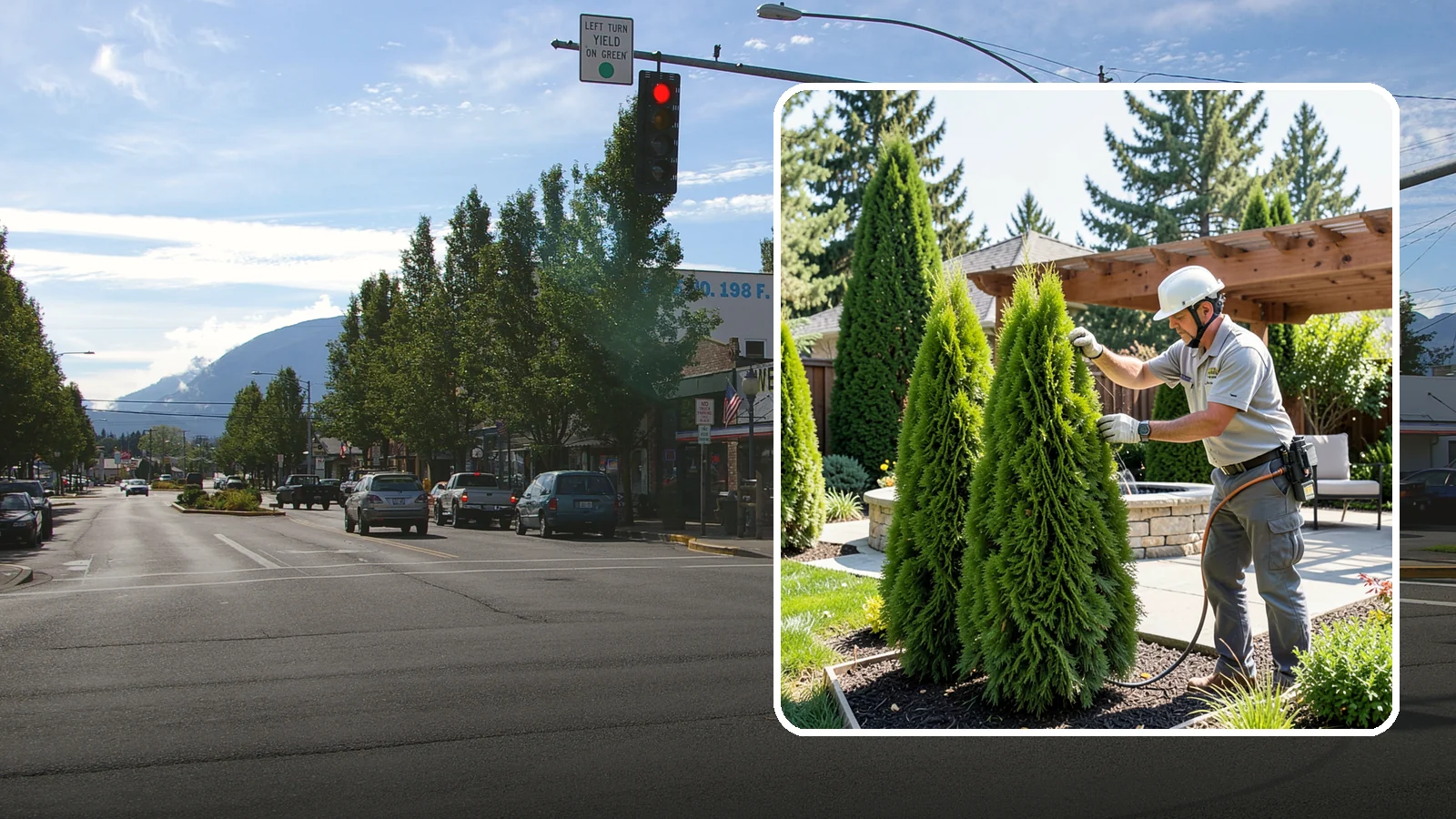Emerald Green Arborvitae Trimming in North Bend, King County, WA - Precision trimming for Emerald Green arborvitae that preserves its naturally narrow, columnar shape and rich year-round color.