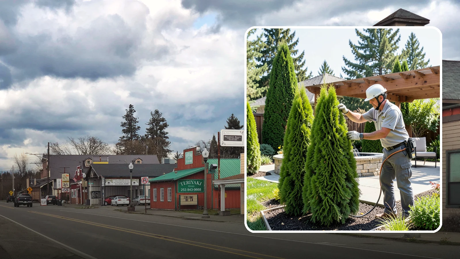 Emerald Green Arborvitae Trimming in Roy, Pierce County, WA - Precision trimming for Emerald Green arborvitae that preserves its naturally narrow, columnar shape and rich year-round color.