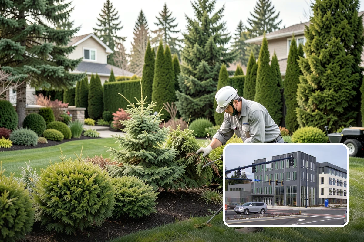 Emerald Green Arborvitae Trimming in Shoreline, King County, WA - Preserves the naturally slim, columnar habit