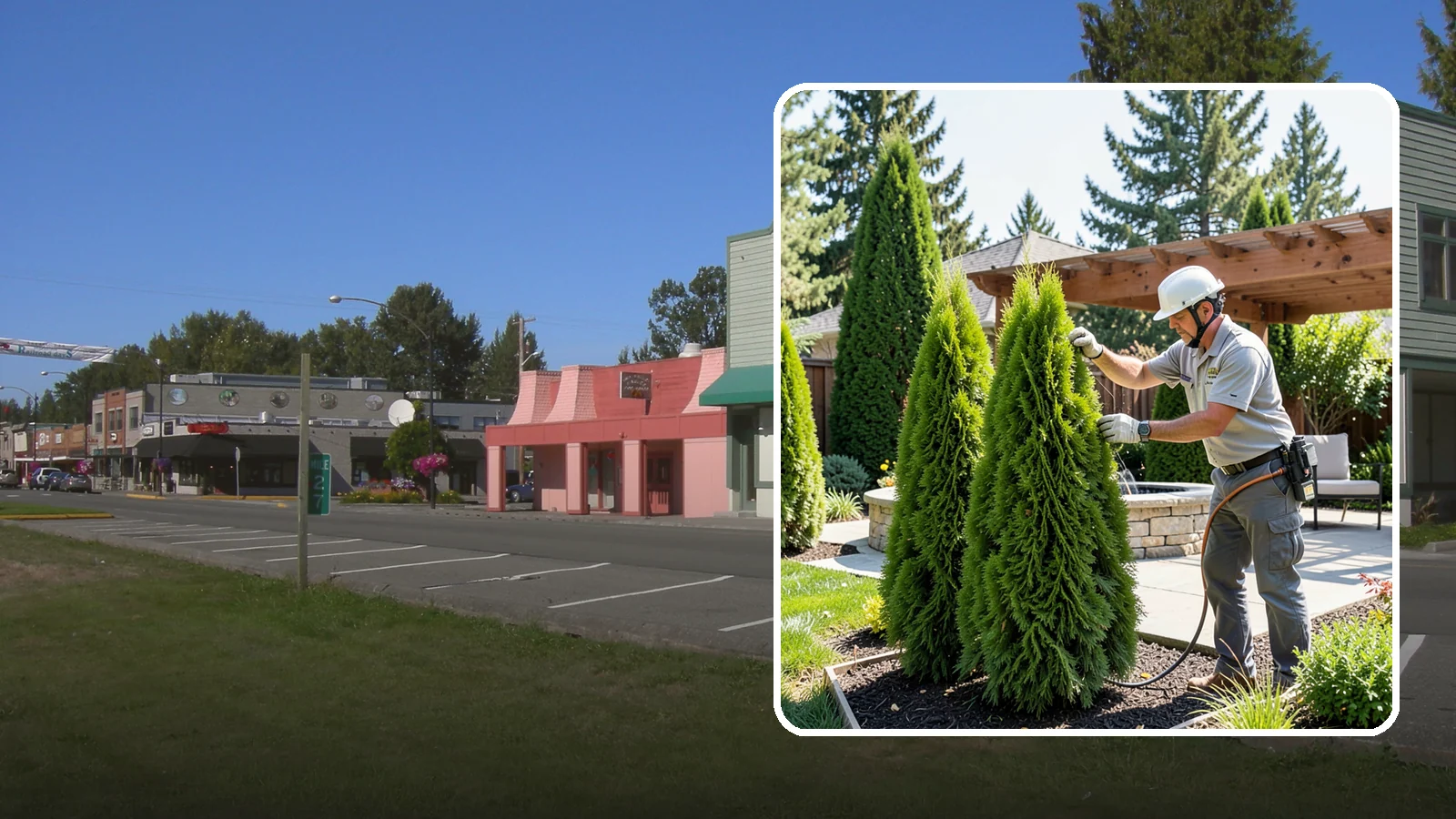 Emerald Green Arborvitae Trimming in Snoqualmie, King County, WA - Precision trimming for Emerald Green arborvitae that preserves its naturally narrow, columnar shape and rich year-round color.