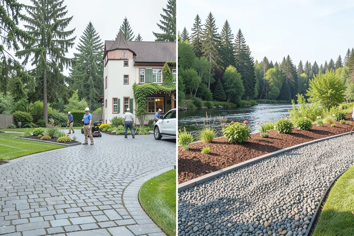 Emerald Green Arborvitae Trimming in South Prairie, Pierce County, WA - Assess spacing, color, and any winter splay across the row