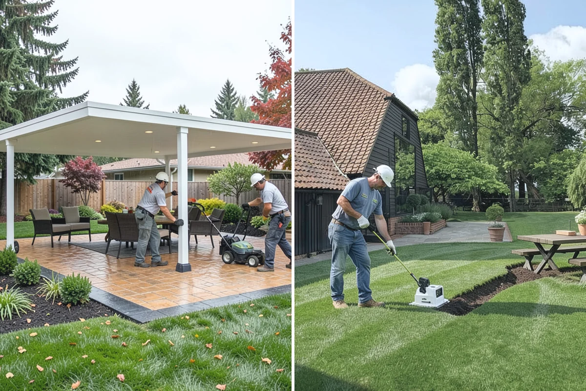 Emerald Green Arborvitae Trimming in Wilkeson, Pierce County, WA - Assess spacing, color, and any winter splay across the row