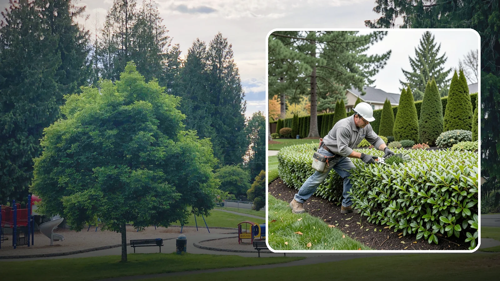 English Laurel Trimming in Bonney Lake, Pierce County, WA - Clean, health-focused English laurel trimming that tames this vigorous broadleaf screen while protecting its large glossy leaves.