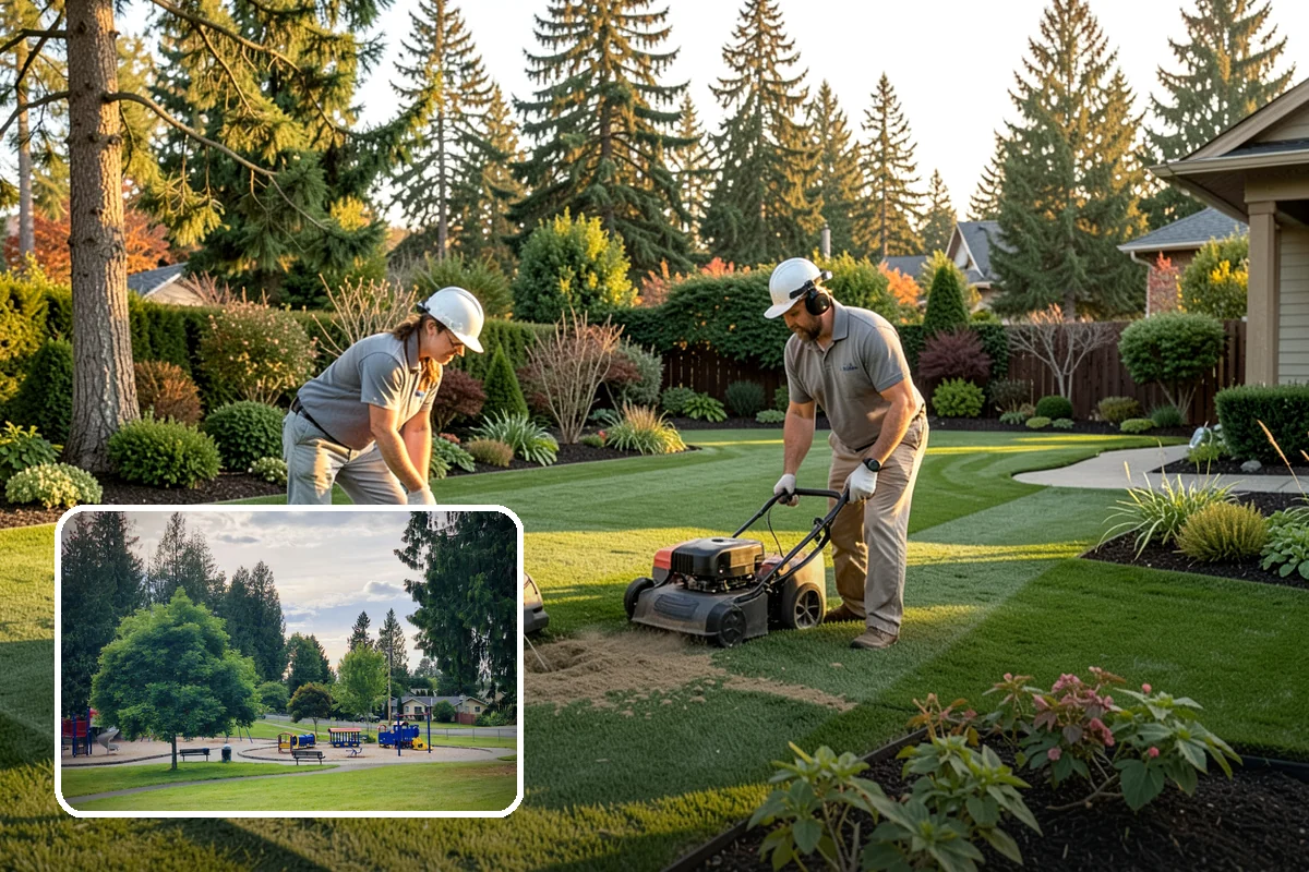 English Laurel Trimming in Bonney Lake, Pierce County, WA - Controls vigorous, fast annual growth