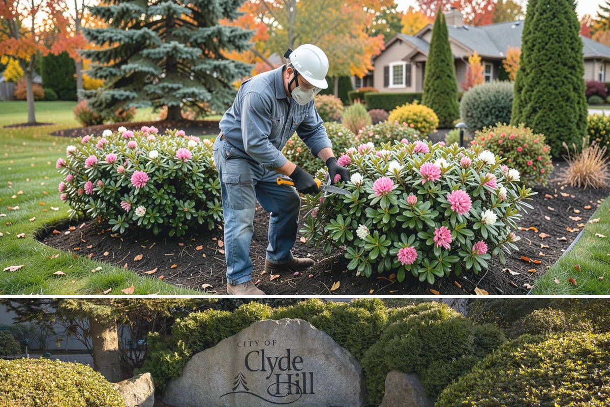 English Laurel Trimming in Clyde Hill, King County, WA - Trim in late spring and mid-summer