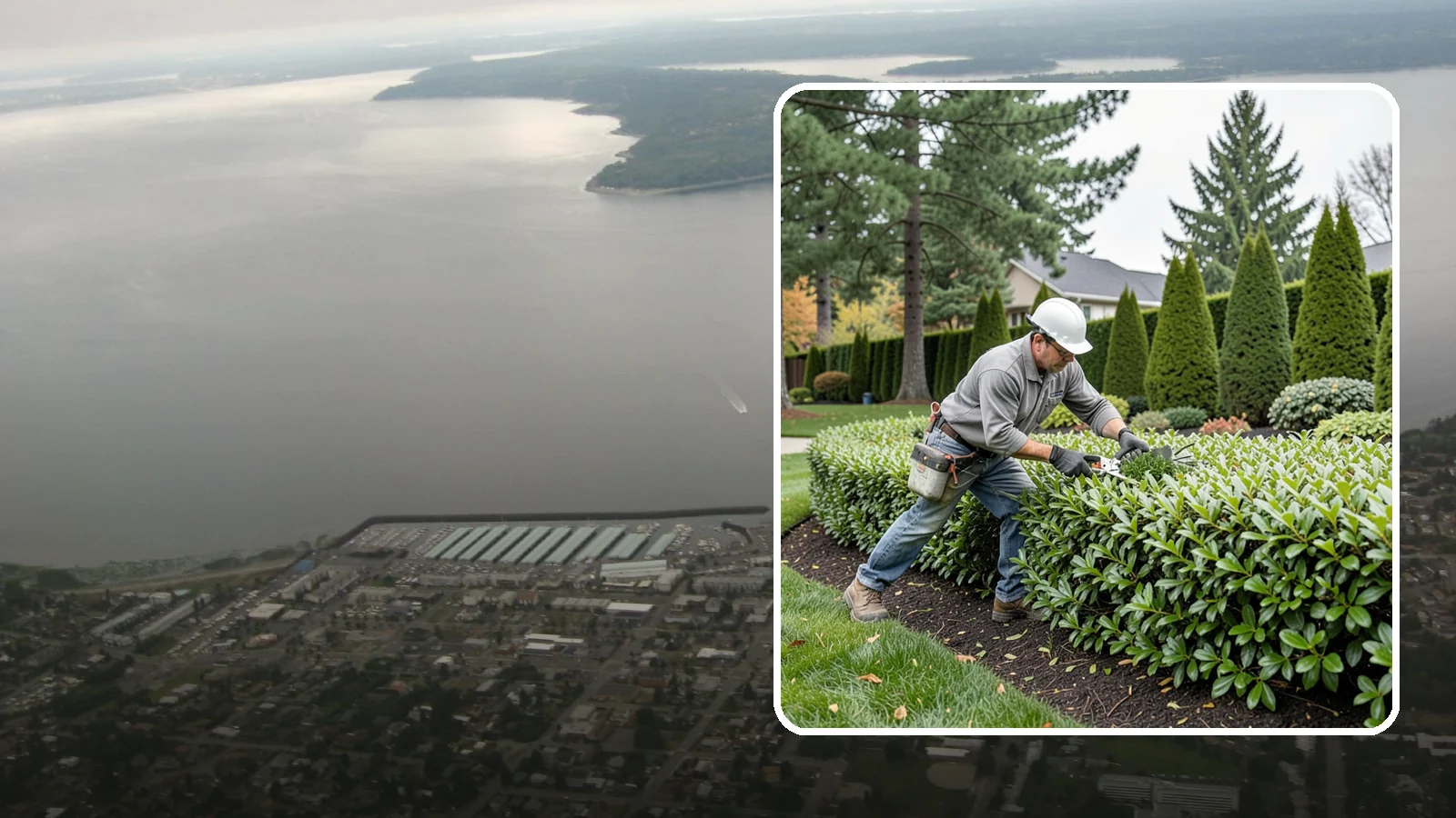 English Laurel Trimming in Des Moines, King County, WA - Clean, health-focused English laurel trimming that tames this vigorous broadleaf screen while protecting its large glossy leaves.