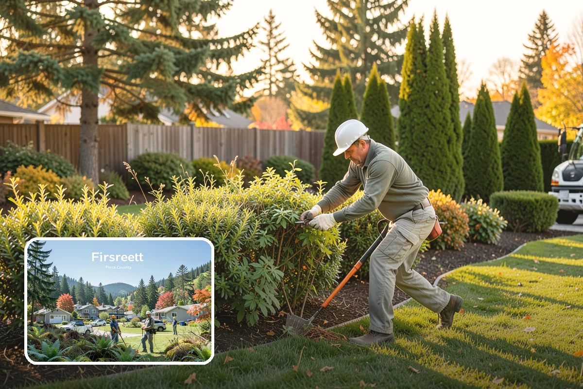English Laurel Trimming in Fircrest, Pierce County, WA - Controls vigorous, fast annual growth