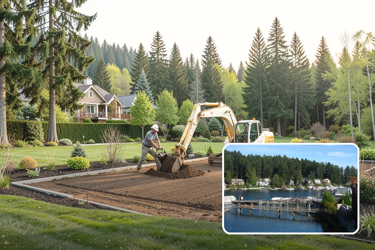 English Laurel Trimming in Gig Harbor, Pierce County, WA - Controls vigorous, fast annual growth