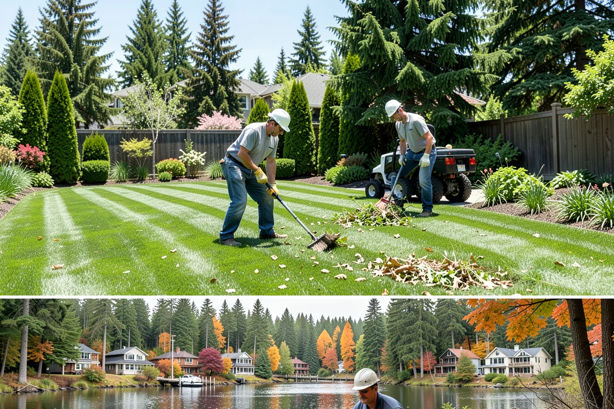English Laurel Trimming in La Conner, Skagit County, WA - Trim in late spring and mid-summer