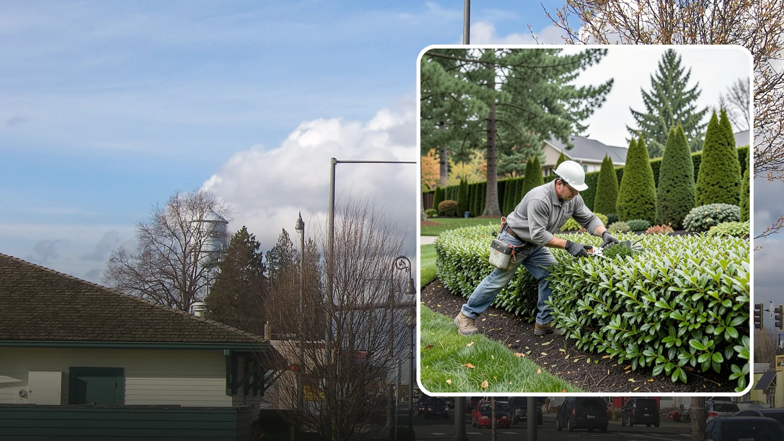 English Laurel Trimming in Marysville, Snohomish County, WA - Clean, health-focused English laurel trimming that tames this vigorous broadleaf screen while protecting its large glossy leaves.