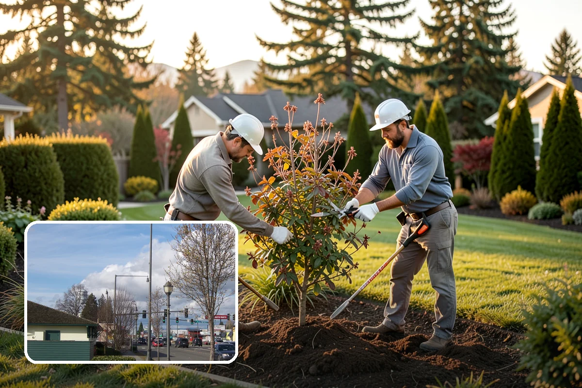 English Laurel Trimming in Marysville, Snohomish County, WA - Controls vigorous, fast annual growth