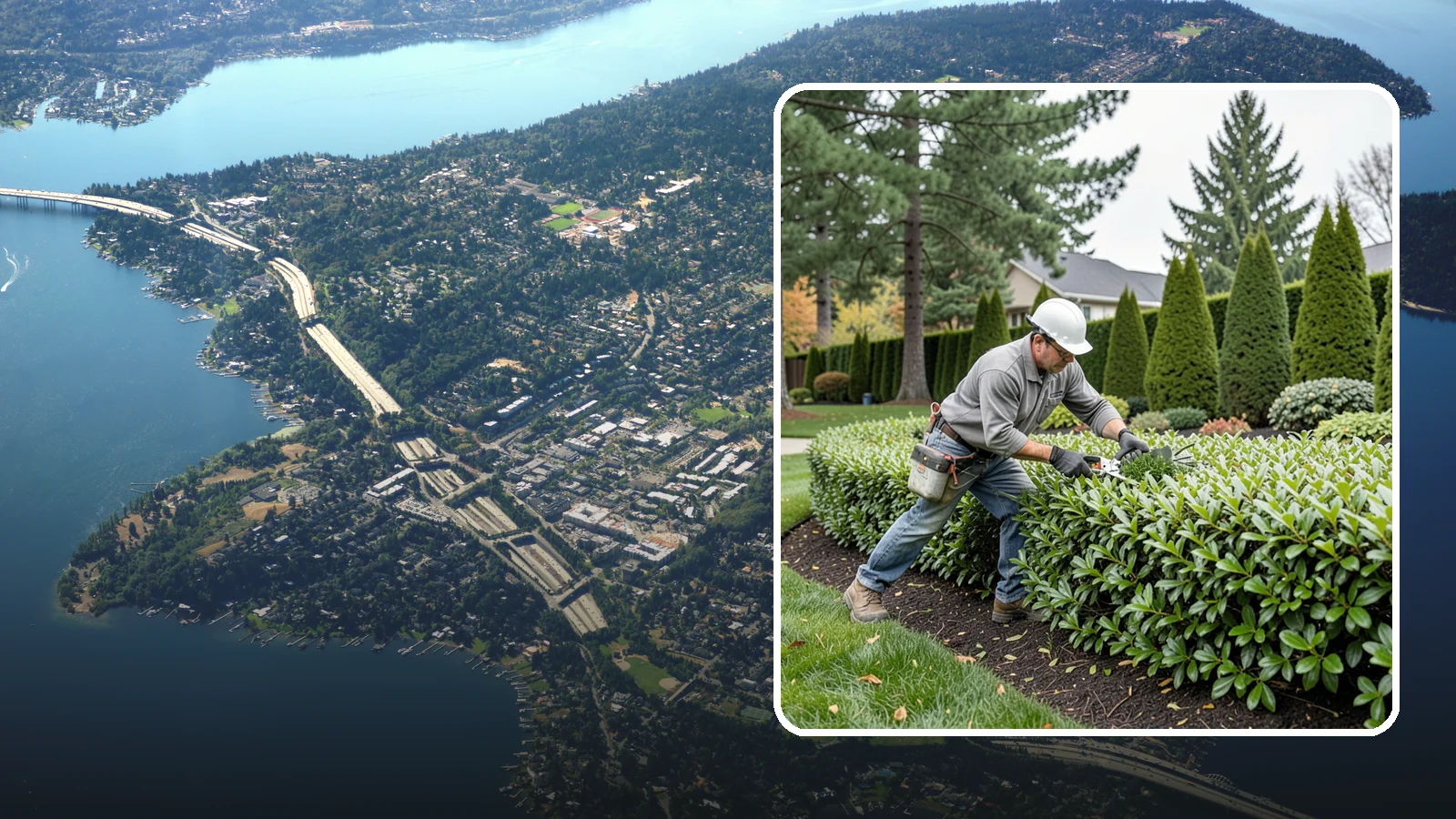 English Laurel Trimming in Mercer Island, King County, WA - Clean, health-focused English laurel trimming that tames this vigorous broadleaf screen while protecting its large glossy leaves.