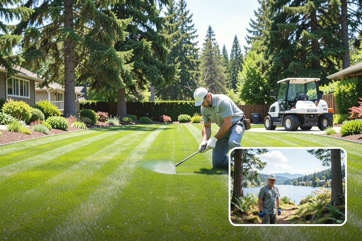 English Laurel Trimming in Milton, King County, WA - Controls vigorous, fast annual growth