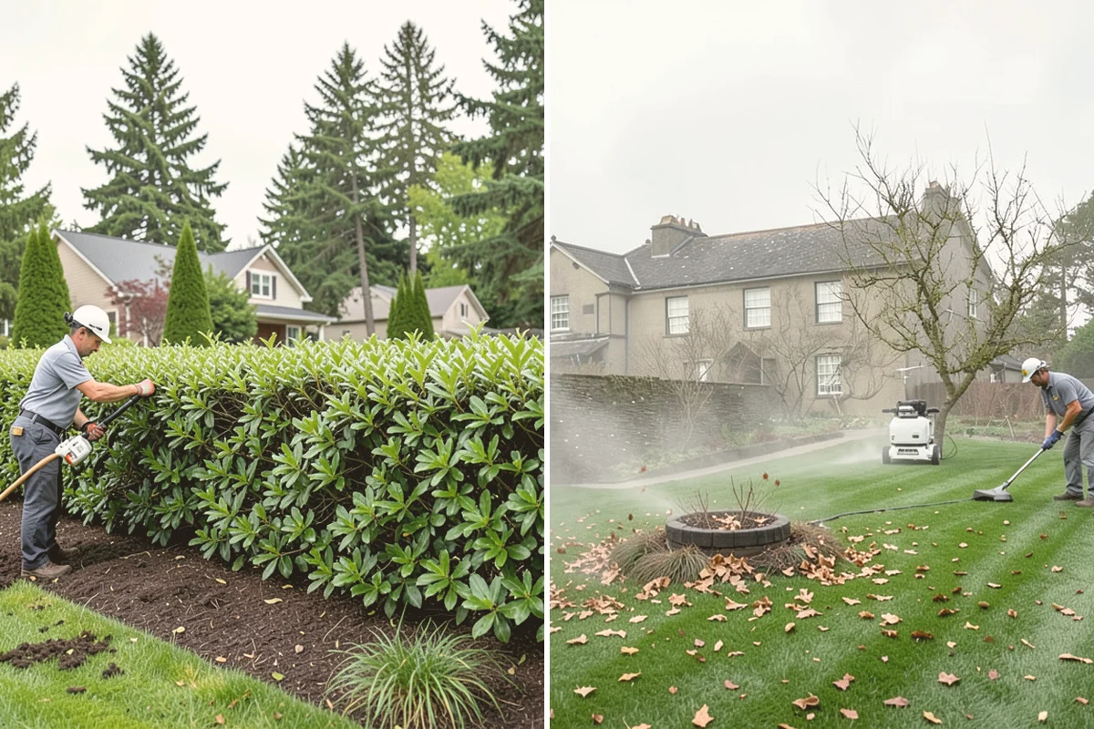 English Laurel Trimming in Orting, Pierce County, WA - Assess growth, leaf health, and any fungal spotting