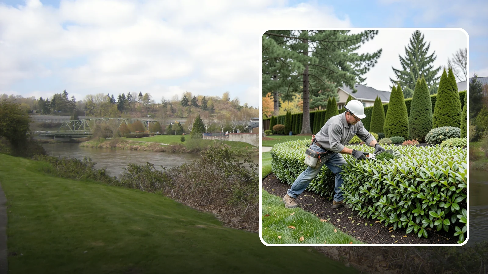 English Laurel Trimming in Tukwila, King County, WA - Clean, health-focused English laurel trimming that tames this vigorous broadleaf screen while protecting its large glossy leaves.