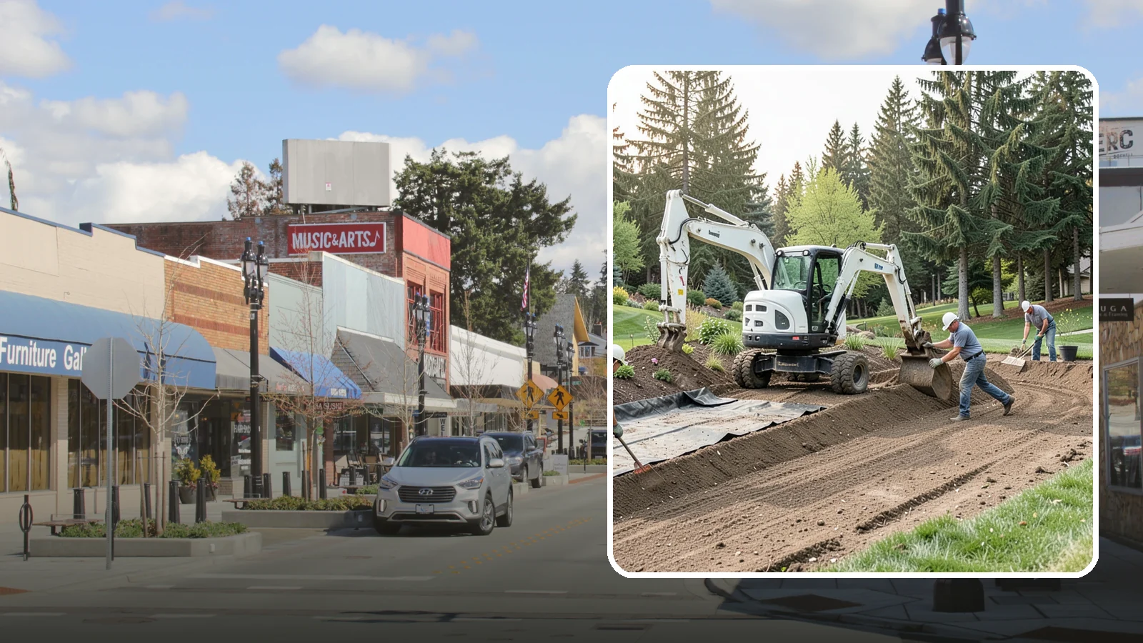 Erosion Control in Bothell, King County, WA - Effective erosion control that stabilizes soil on slopes and bare areas to stop washouts and loss.