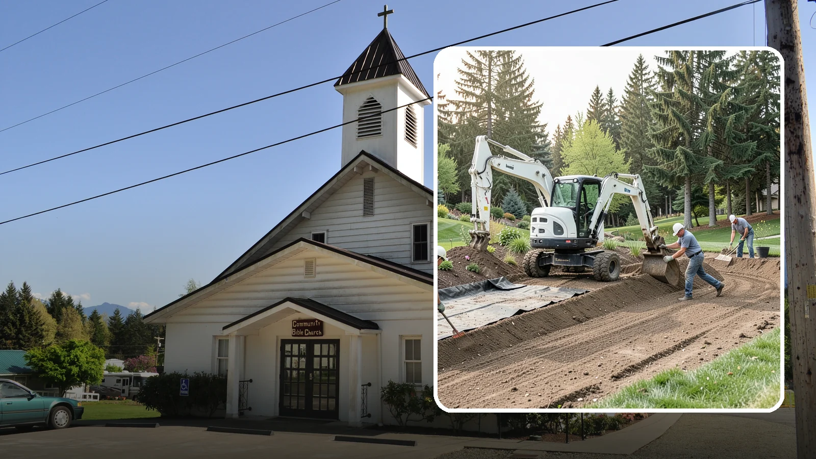 Erosion Control in Concrete, Skagit County, WA - Effective erosion control that stabilizes soil on slopes and bare areas to stop washouts and loss.