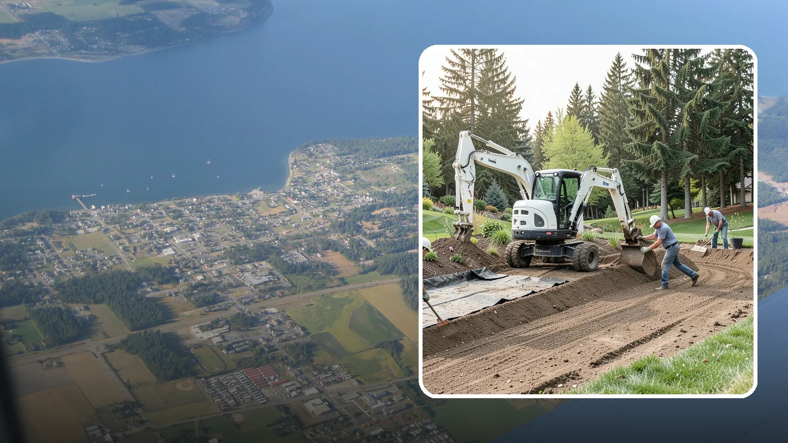 Erosion Control in Coupeville, Island County, WA - Effective erosion control that stabilizes soil on slopes and bare areas to stop washouts and loss.