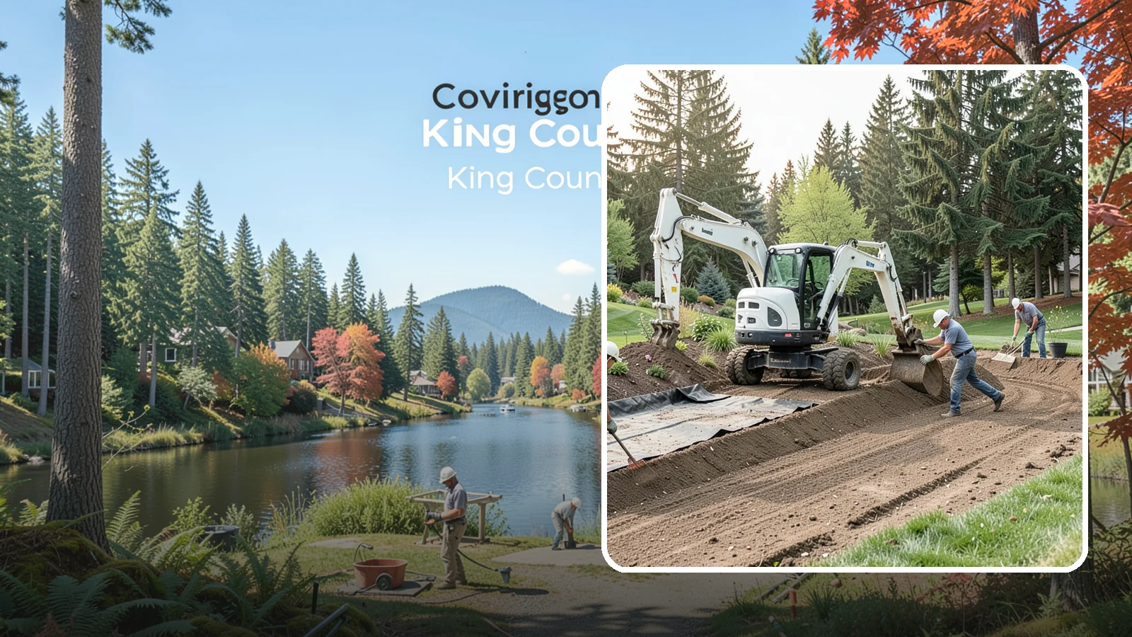 Erosion Control in Covington, King County, WA - Effective erosion control that stabilizes soil on slopes and bare areas to stop washouts and loss.