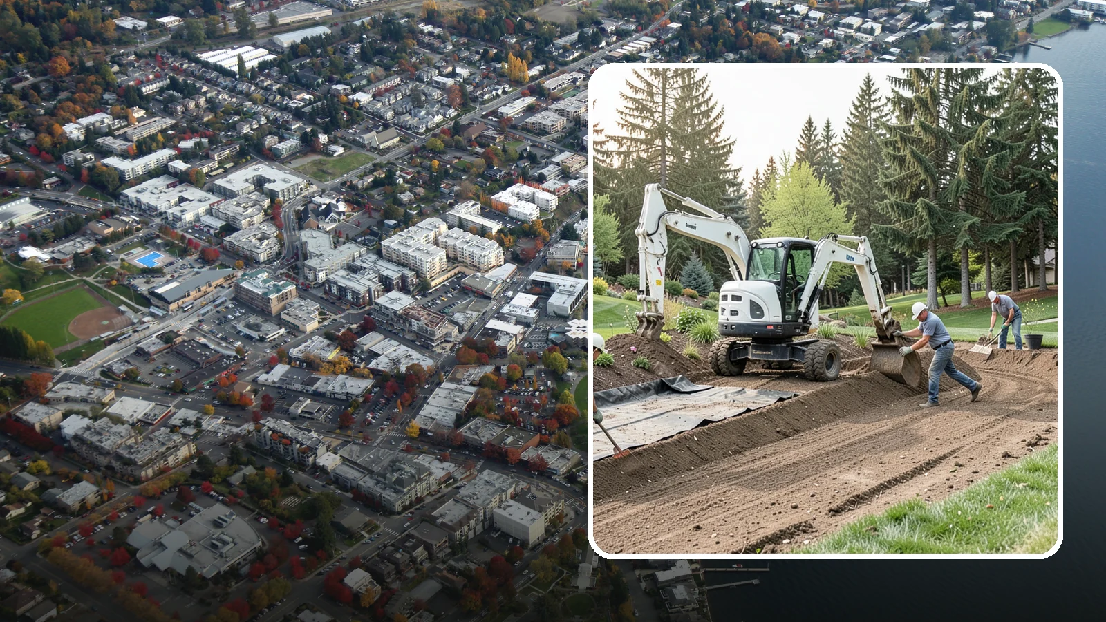 Erosion Control in Kirkland, King County, WA - Effective erosion control that stabilizes soil on slopes and bare areas to stop washouts and loss.