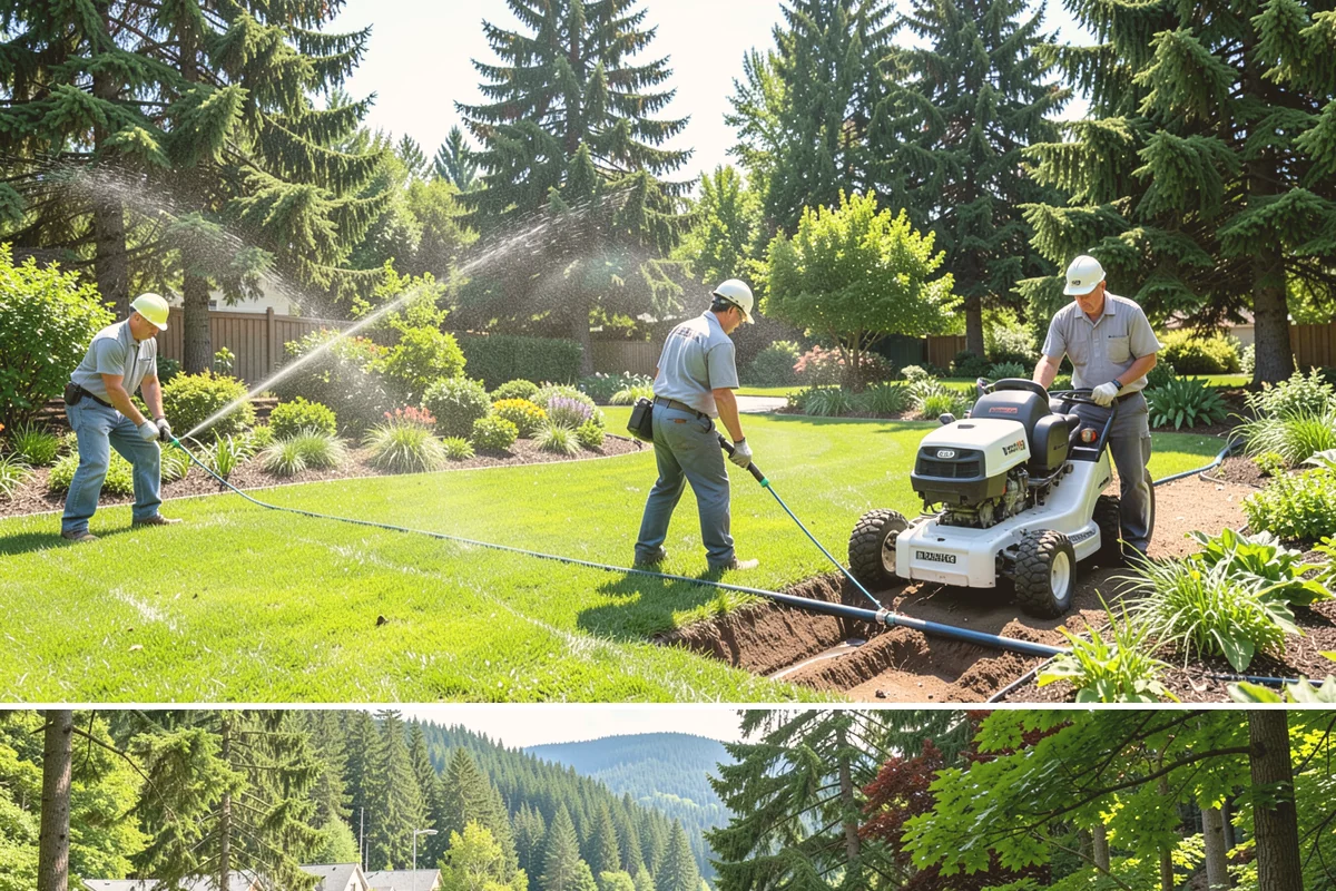 Erosion Control in Lake Forest Park, King County, WA - Best done spring or fall for planting establishment.
