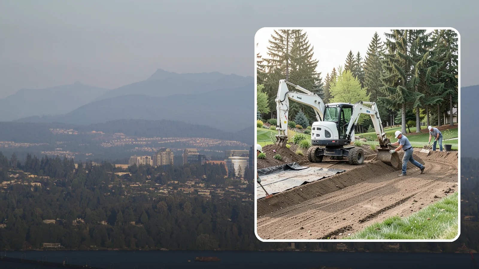 Erosion Control in Medina, King County, WA - Effective erosion control that stabilizes soil on slopes and bare areas to stop washouts and loss.