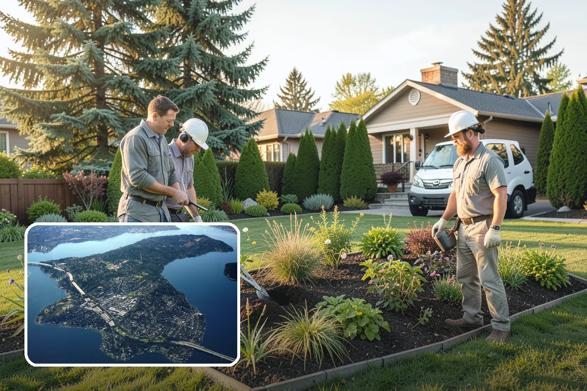 Erosion Control in Mercer Island, King County, WA - Stops soil loss and washouts