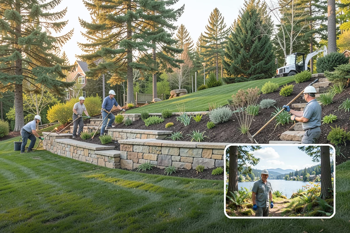 Erosion Control in Milton, King County, WA - Stops soil loss and washouts