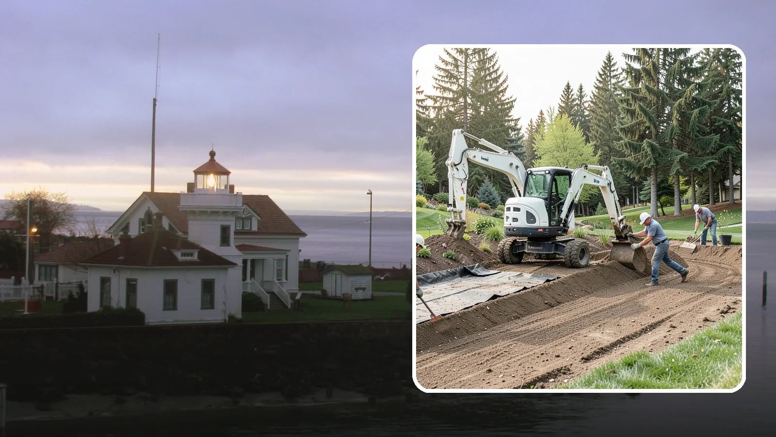 Erosion Control in Mukilteo, Snohomish County, WA - Effective erosion control that stabilizes soil on slopes and bare areas to stop washouts and loss.