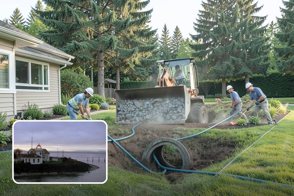 Erosion Control in Mukilteo, Snohomish County, WA - Stops soil loss and washouts