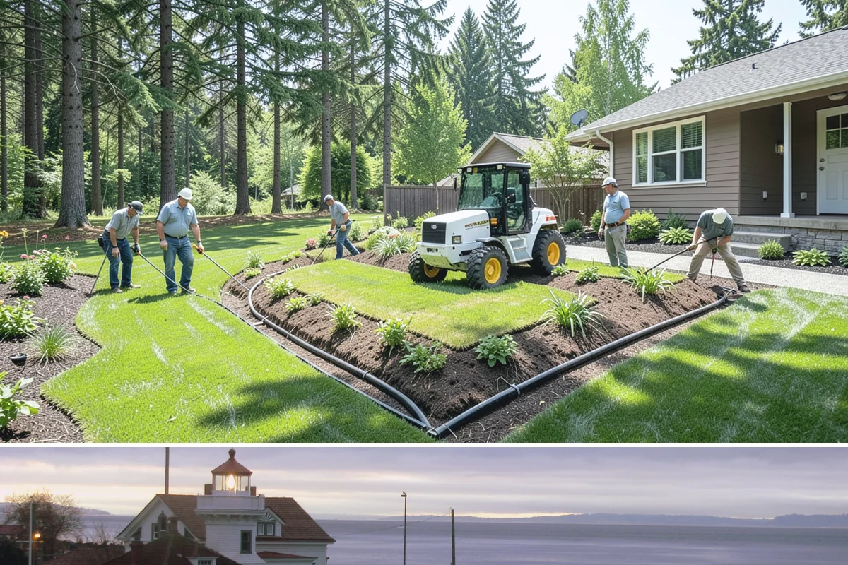 Erosion Control in Mukilteo, Snohomish County, WA - Best done spring or fall for planting establishment.