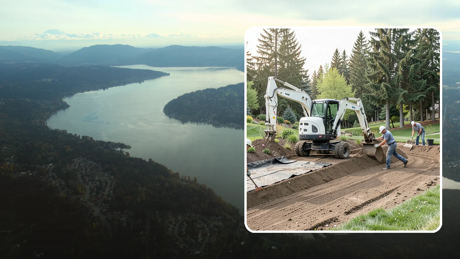 Erosion Control in Sammamish, King County, WA - Effective erosion control that stabilizes soil on slopes and bare areas to stop washouts and loss.