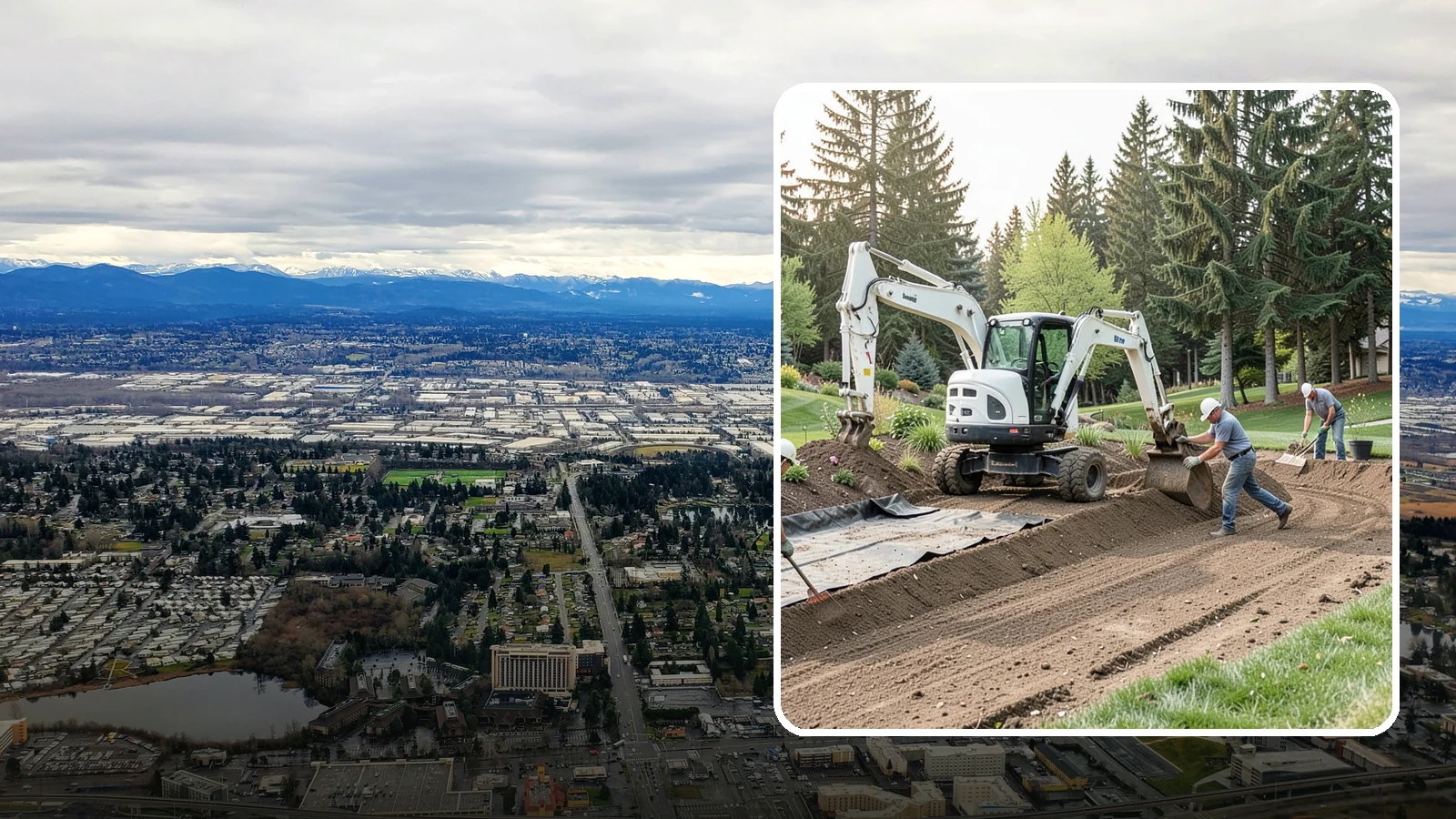 Erosion Control in SeaTac, King County, WA - Effective erosion control that stabilizes soil on slopes and bare areas to stop washouts and loss.